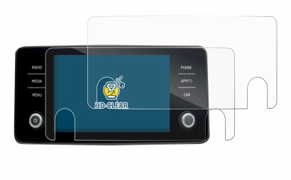 Image of the device Skoda Bolero 2020 Infotainment System 8" with a wide variety of screen protectors.