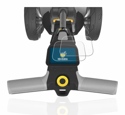 Image of the device PowaKaddy CT6 with a wide variety of screen protectors.