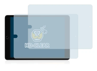 Image of the device Apple iPad 10.2" 2021 (Landscape, 9nd Gen.) with a wide variety of screen protectors.