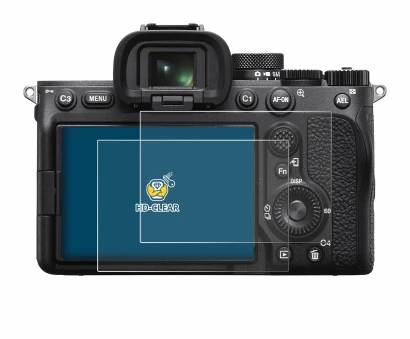 Image of the device Sony Alpha 7 IV with a wide variety of screen protectors.