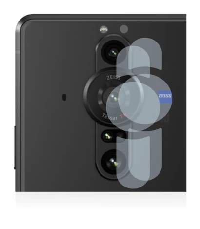 Image of the device Sony Xperia Pro-I (ONLY Camera Lens) with a wide variety of screen protectors.
