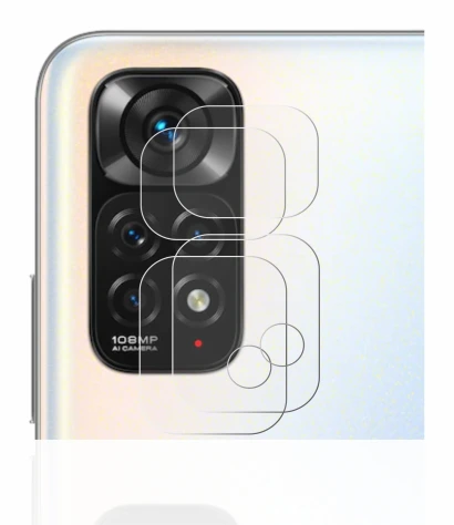 Image of the device Xiaomi Redmi Note 11S (ONLY Camera Lens) with a wide variety of screen protectors.