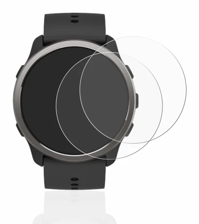 Image of the device Suunto 5 Peak with a wide variety of screen protectors.