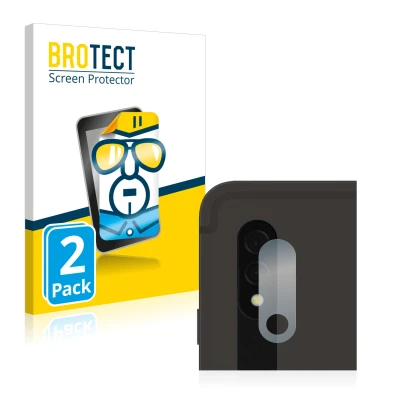 Front side of a product packaging with the brand logo BROTECT. Next to it is the device Samsung Galaxy Tab S8 Plus WiFi (ONLY 