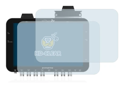 Image of the device Convergent Design Odyssey 7Q+ with a wide variety of screen protectors.