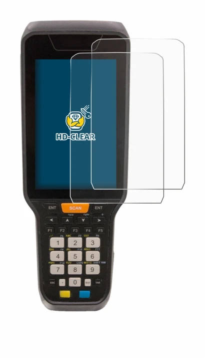 Image of the device Datalogic Skorpio X5 with a wide variety of screen protectors.