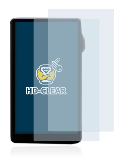 Image of the device iBasso DX240 with a wide variety of screen protectors.
