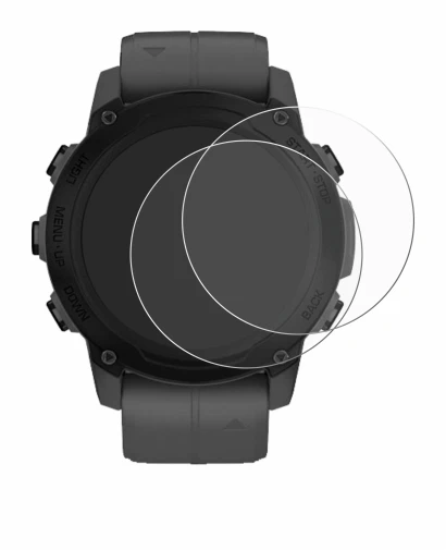 Image of the device Garmin Descent G1 with a wide variety of screen protectors.