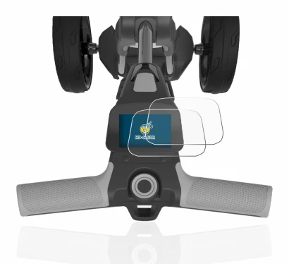 Image of the device PowaKaddy FX5 2.8" with a wide variety of screen protectors.