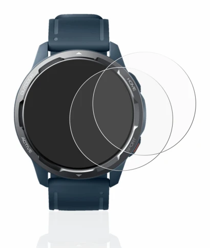 Image of the device Xiaomi Watch S1 Active with a wide variety of screen protectors.