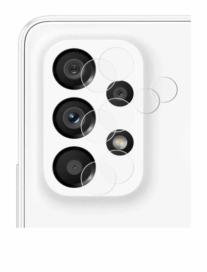 Image of the device Samsung Galaxy A53 5G (ONLY Camera Lens) with a wide variety of screen protectors.