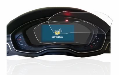 Image of the device Audi A4 B9 2017 Virtual Cockpit with a wide variety of screen protectors.