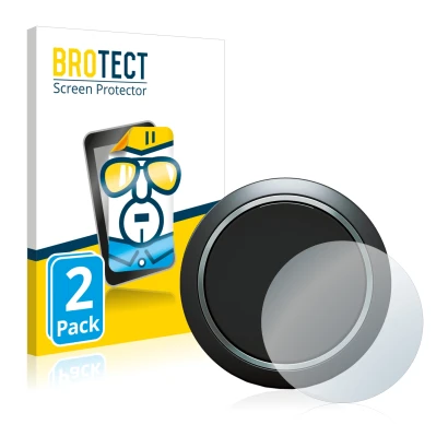 Front side of a product packaging with the brand logo BROTECT. Next to it is the device OOONO CO-Driver NO1 shown with the cor