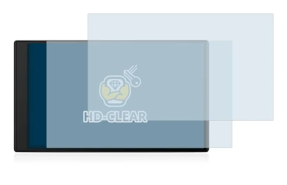 Image of the device Garmin Camper 795 with a wide variety of screen protectors.