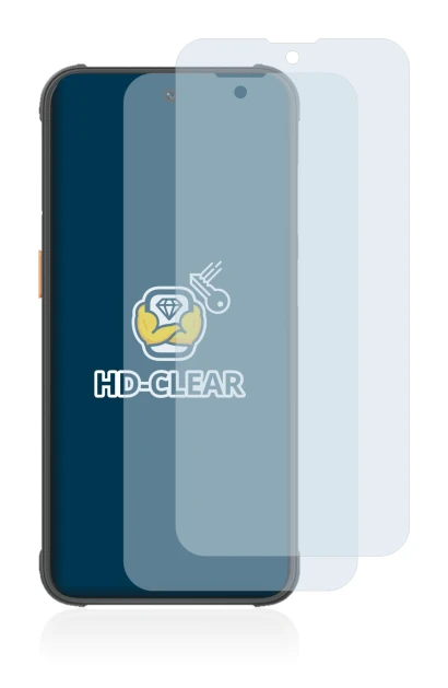 Image of the device Blackview BV5200 with a wide variety of screen protectors.