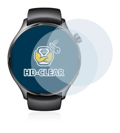 Image of the device Xiaomi Watch S1 Pro with a wide variety of screen protectors.