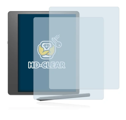 Image of the device Amazon Kindle Scribe with a wide variety of screen protectors.