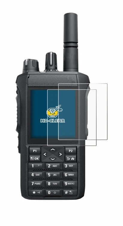Image of the device Motorola R7 with a wide variety of screen protectors.