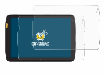 Image of the device Zebra ET45 8" with a wide variety of screen protectors.