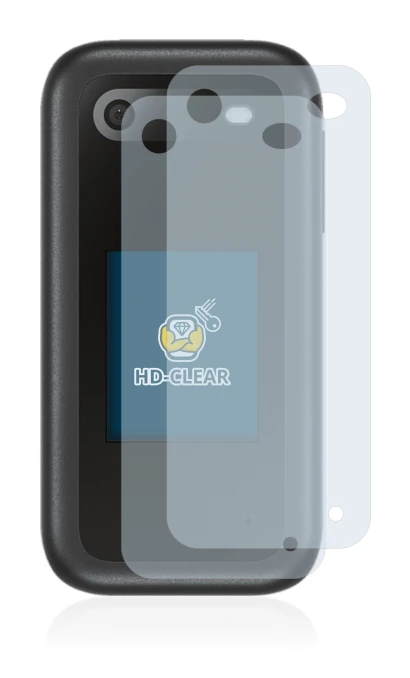 Image of the device Nokia 2660 Flip (Back) with a wide variety of screen protectors.