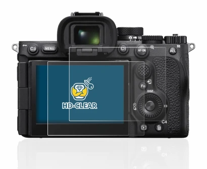 Image of the device Sony Alpha 7R V / a7R V with a wide variety of screen protectors.