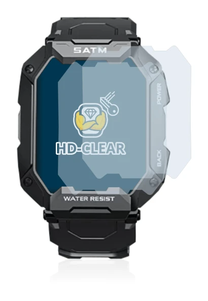 Image of the device Bengux C20 with a wide variety of screen protectors.