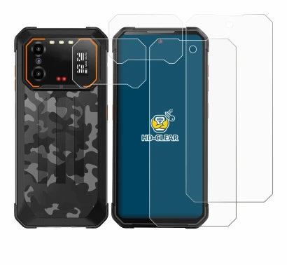 Image of the device iiiF150 B1 Pro (Front+Camera) with a wide variety of screen protectors.