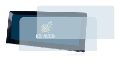 Image of the device MG 4 with a wide variety of screen protectors.