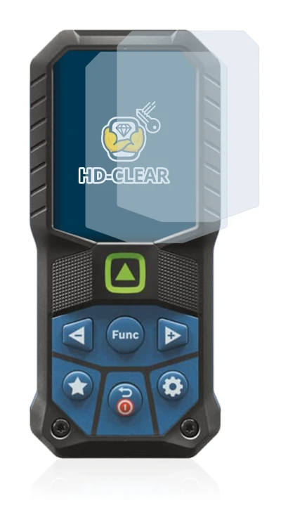 Image of the device Bosch GLM 50-25 G with a wide variety of screen protectors.