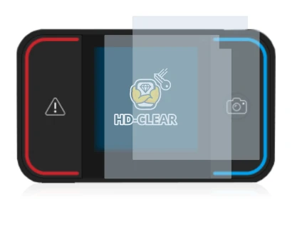 Image of the device Saphe Drive Pro with a wide variety of screen protectors.