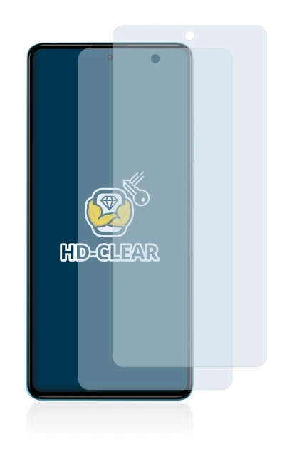 Image of the device Xiaomi Poco X5 Pro with a wide variety of screen protectors.