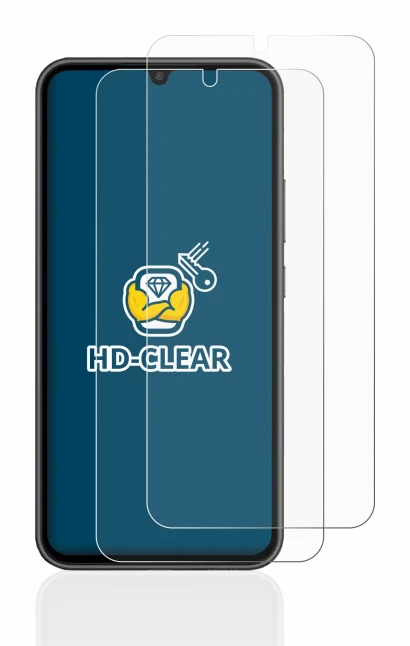 Image of the device Samsung Galaxy A34 5G with a wide variety of screen protectors.