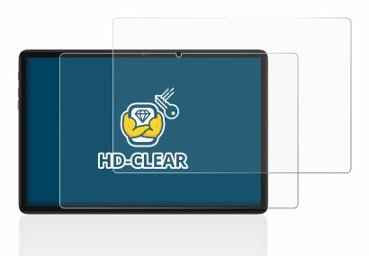 Image of the device Teclast P40HD with a wide variety of screen protectors.