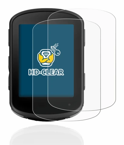 Image of the device Garmin Edge 540 with a wide variety of screen protectors.