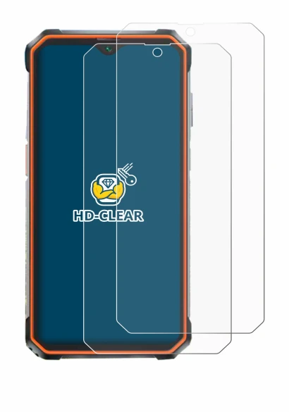 Image of the device Blackview BV9200 with a wide variety of screen protectors.