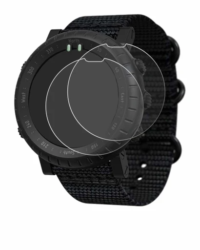Image of the device Suunto Core Alpha with a wide variety of screen protectors.