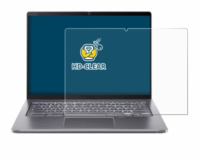 Image of the device Acer Chromebook Spin 714 with a wide variety of screen protectors.