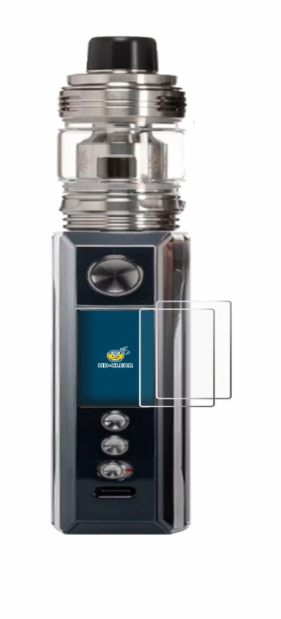 Image of the device Voopoo Drag M100S with a wide variety of screen protectors.