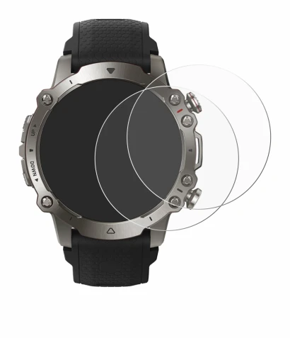 Image of the device Huami Amazfit Falcon with a wide variety of screen protectors.
