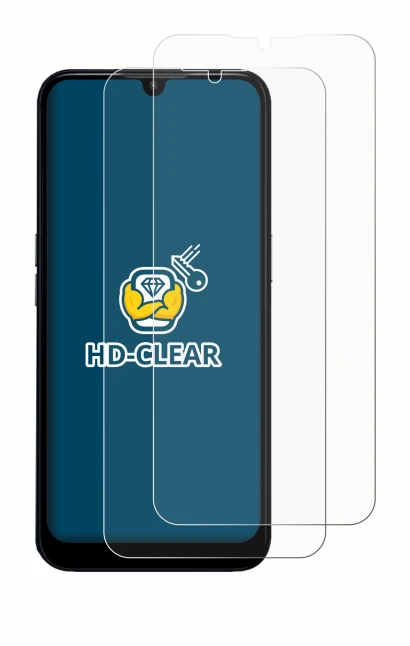Image of the device Doro 8200 with a wide variety of screen protectors.
