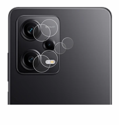 Image of the device Xiaomi Redmi Note 12 Pro 5G (ONLY Camera Lens) with a wide variety of screen protectors.