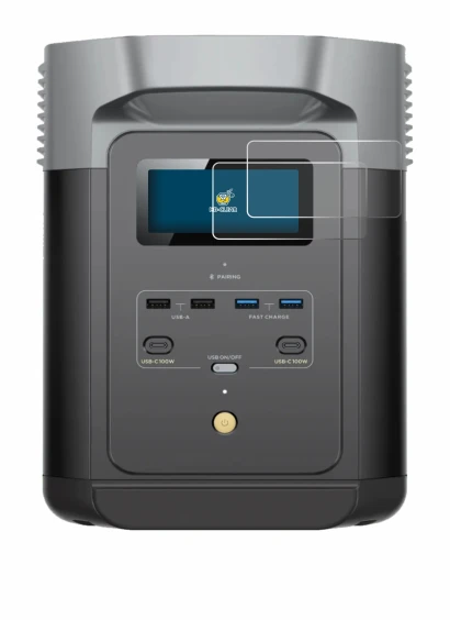 Image of the device EcoFlow DELTA 2 with a wide variety of screen protectors.