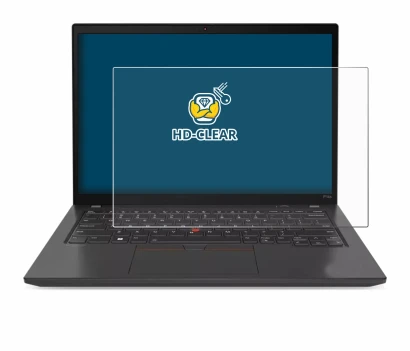 Image of the device Lenovo ThinkPad P14s Gen 4 with a wide variety of screen protectors.