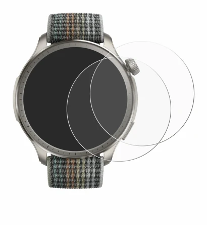 Image of the device Huami Amazfit Balance with a wide variety of screen protectors.