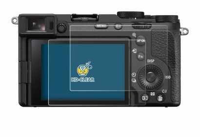 Image of the device Sony Alpha 7CR with a wide variety of screen protectors.