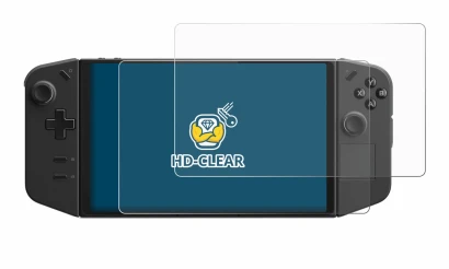 Image of the device Lenovo Legion Go with a wide variety of screen protectors.