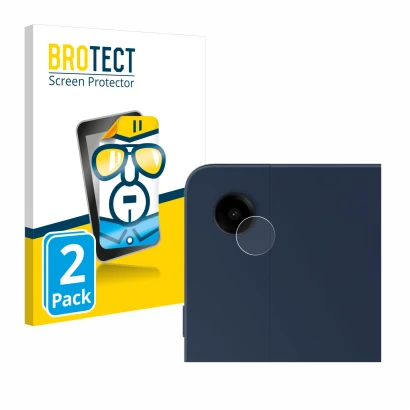 Front side of a product packaging with the brand logo BROTECT. Next to it is the device Samsung Galaxy Tab A9 Plus WiFi (ONLY 