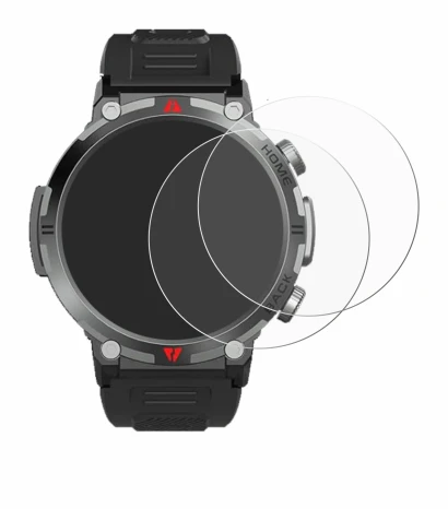 Image of the device IFMDA S100 1.45" with a wide variety of screen protectors.