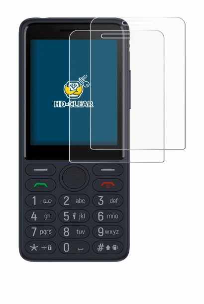 Image of the device TCL Onetouch 4022s with a wide variety of screen protectors.