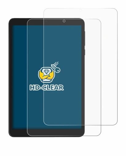 Image of the device Doogee T20 Mini with a wide variety of screen protectors.